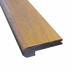 Prefinished Carbonized Ultra-Strand Bamboo 9/16 in thick 3.25 in wide x 72 in Length Stair Nose